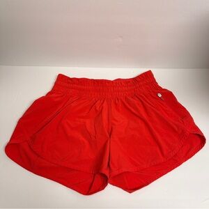 Lululemon Hotty Hot High-Rise Short 2.5" Orange Size 6
